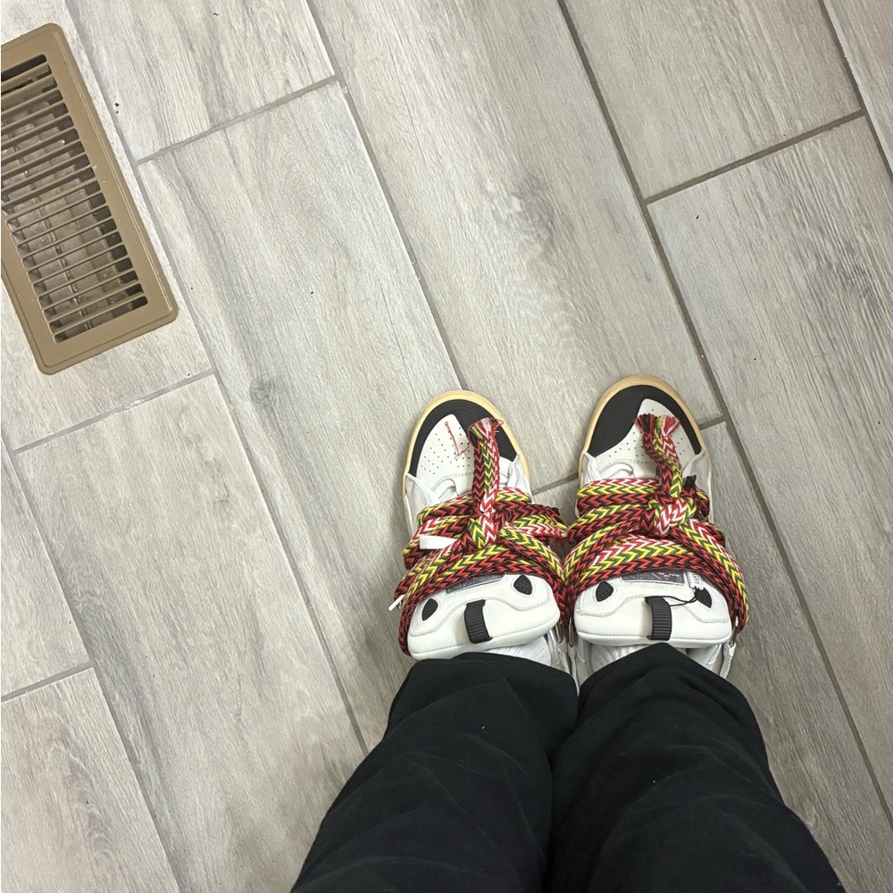 Lanvin White and Multicolor Men's Shoes